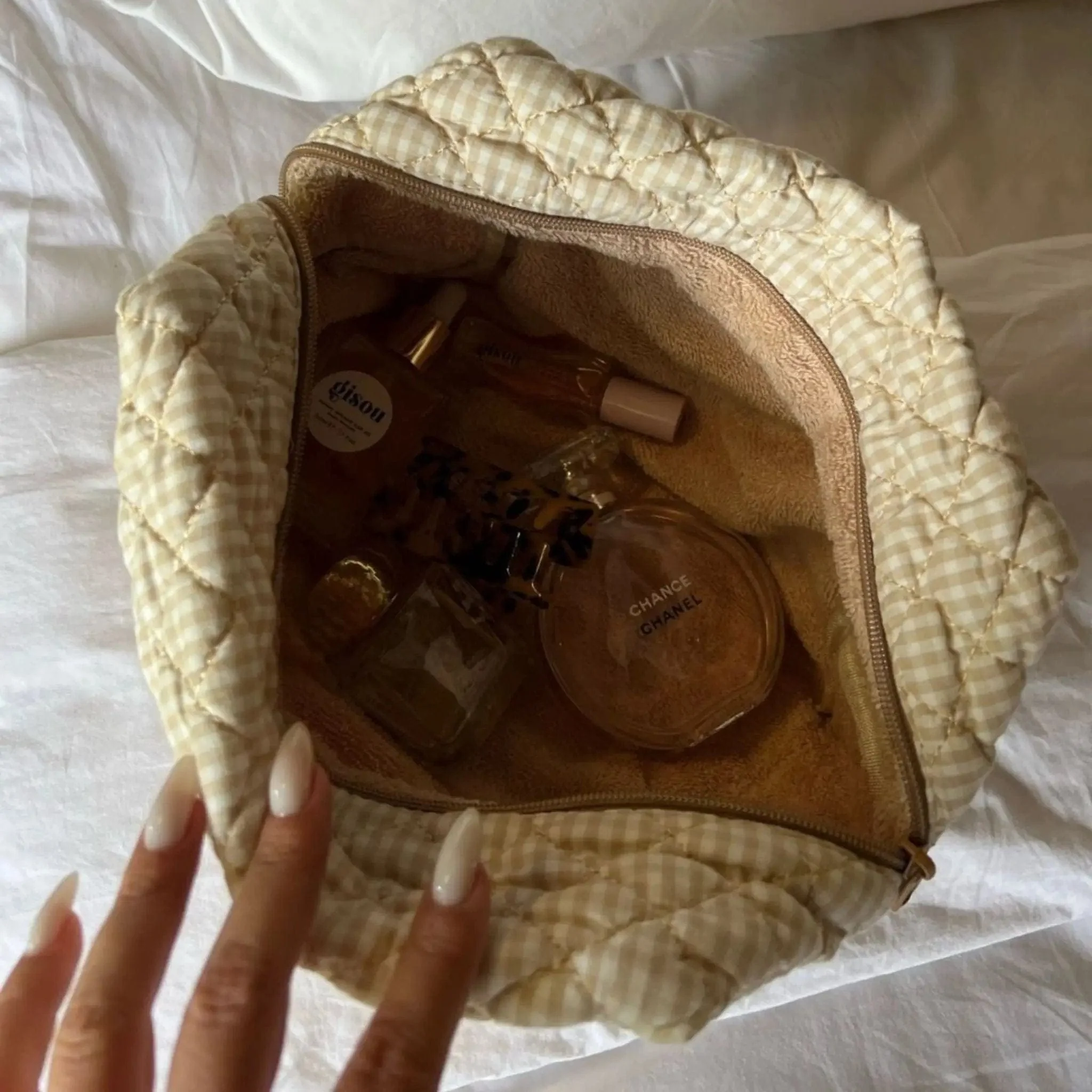 Nude Large Makeup Bag - Image 5