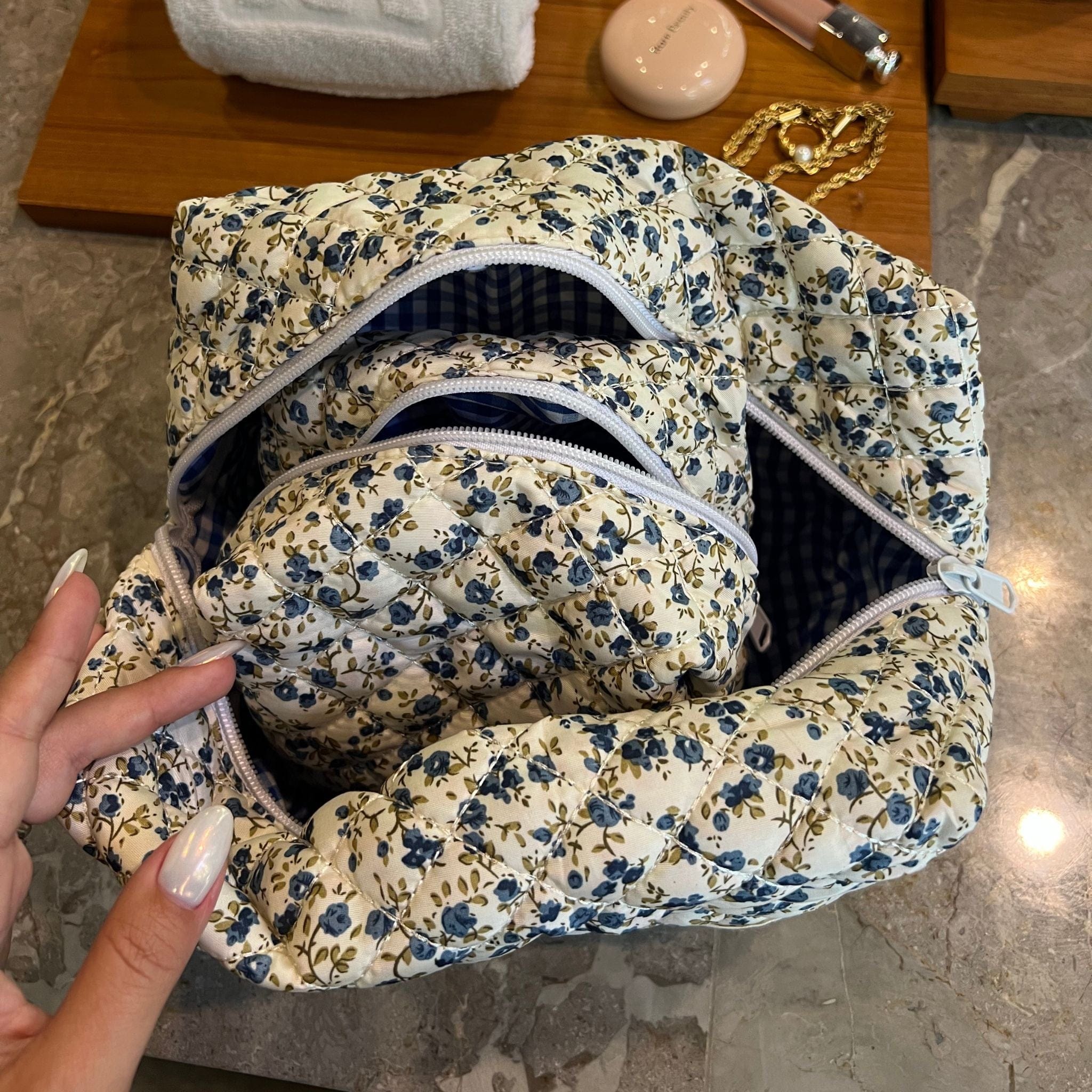 Spring Mini Makeup Bag - Image 4